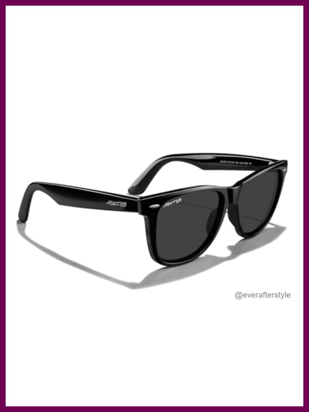 Square Polarized UV400 Sunglasses TR90 Unisex Classic - Picture 4 of 6